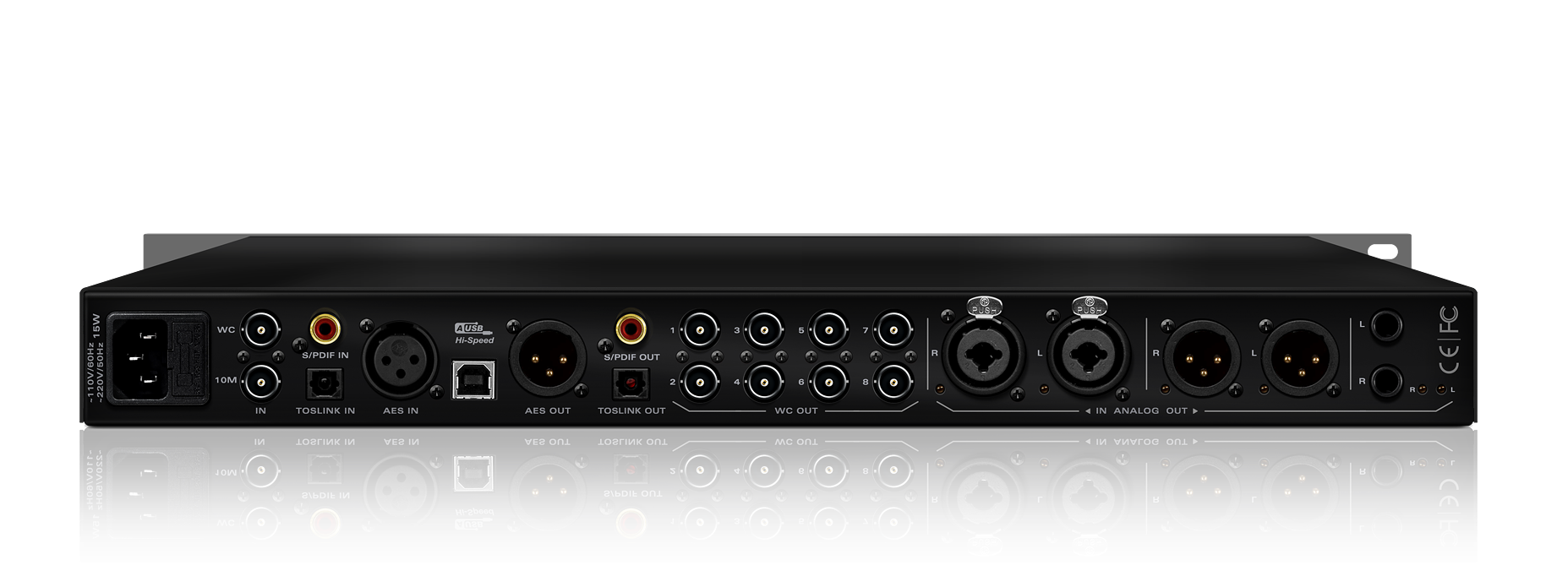 Antelope Audio Pure2 back