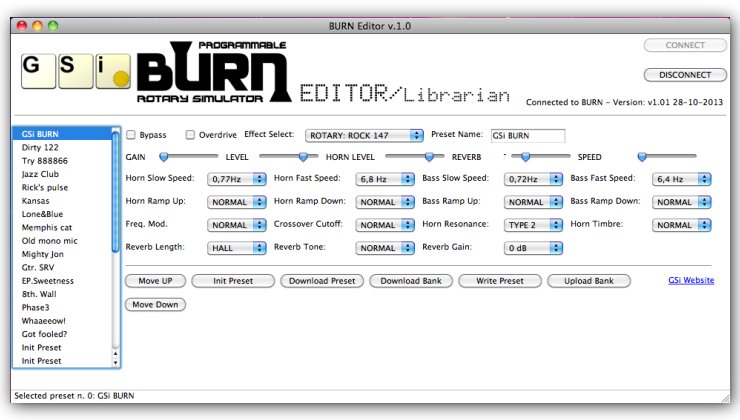 Burn editor