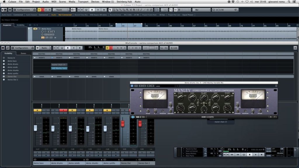 Fig. 8 - Drums buss compression 2