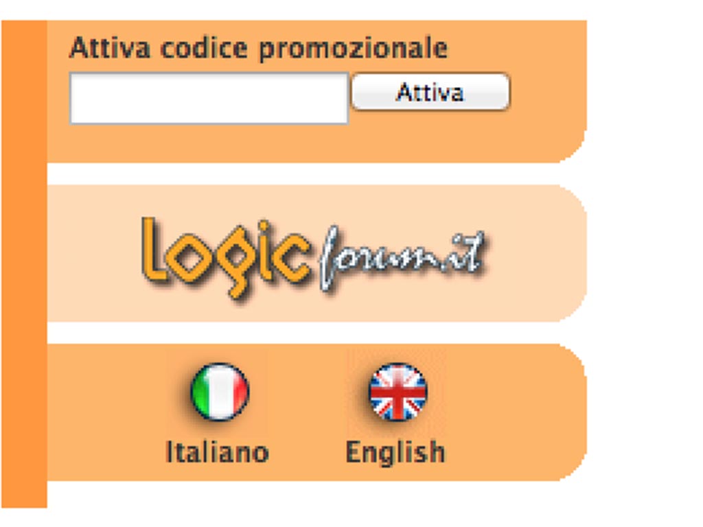 Attivazione codice promozionale