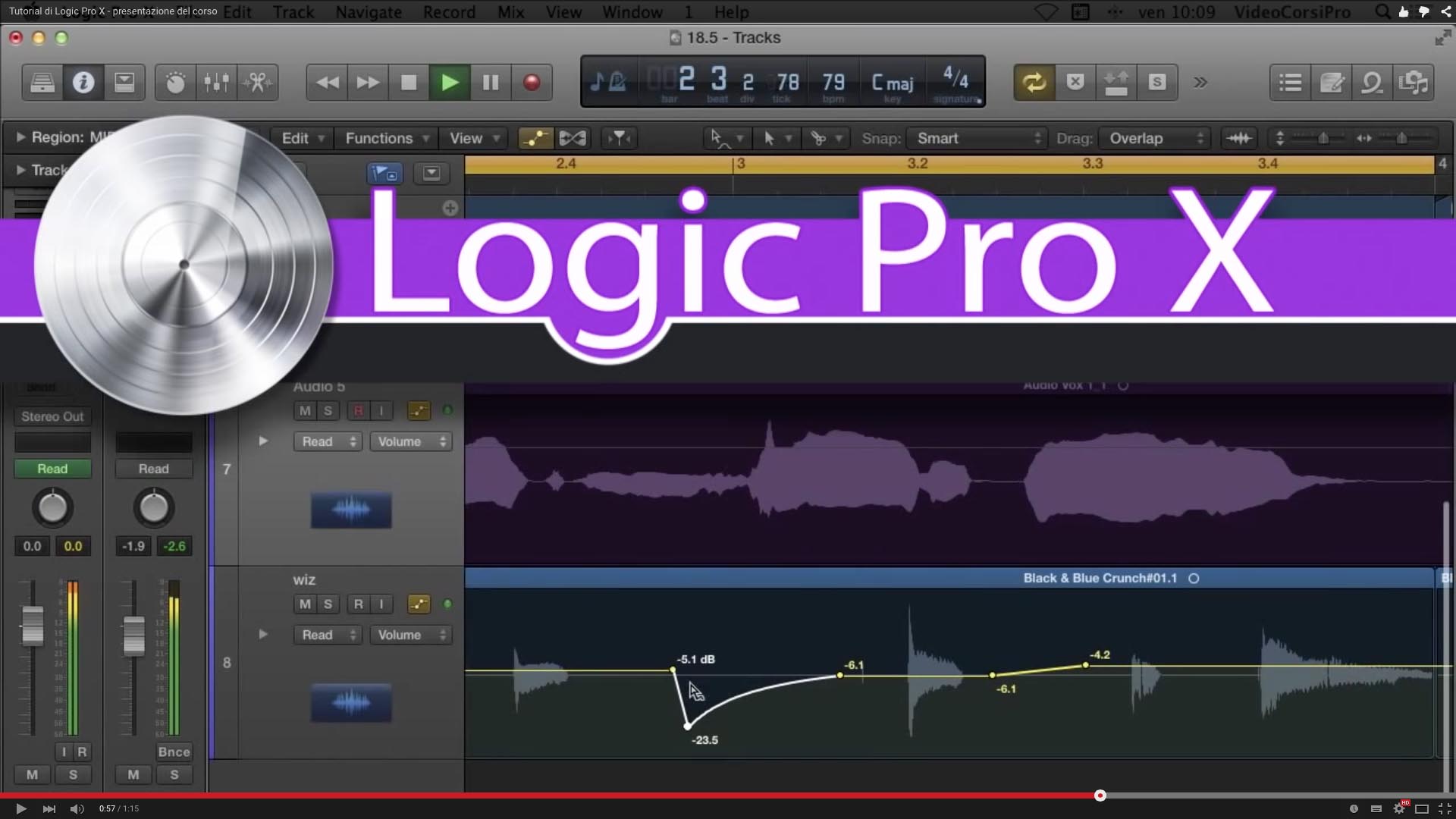 Videocorsi Logic Pro X