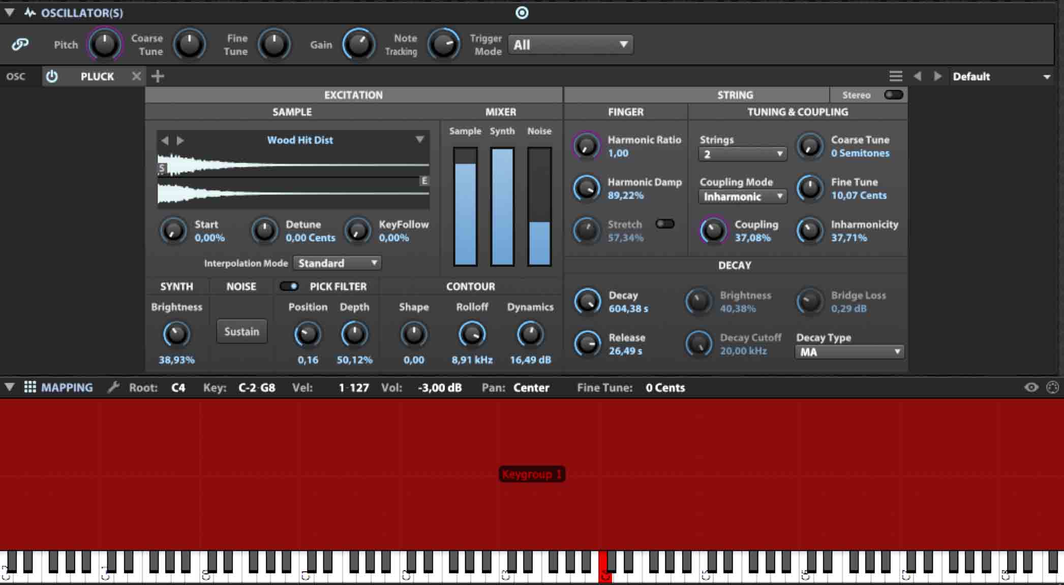 UVI Falcon Osc Pluck