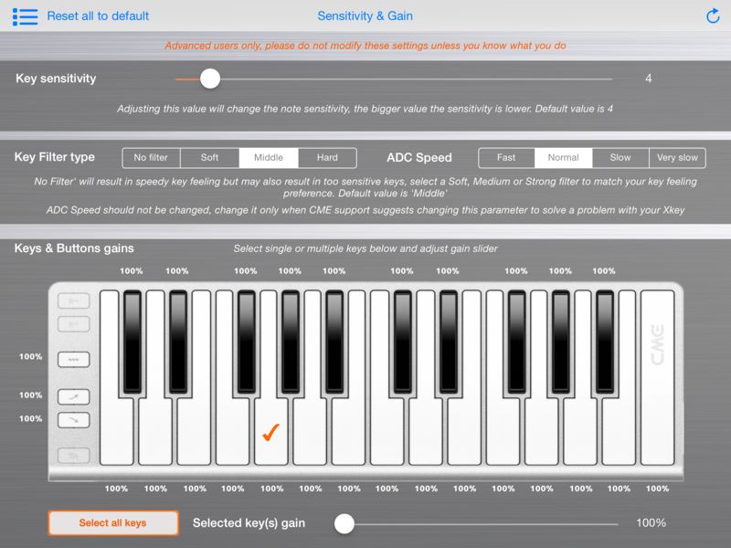 Tab Key Sensitivity CME XKey25 – The World's Thinnest Keyboard - Age of Audio